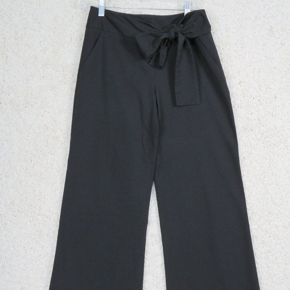 The Limited* Women's Zipper & Hook‎ Closure Flared Bottom Pants~ Size 2 (Black)